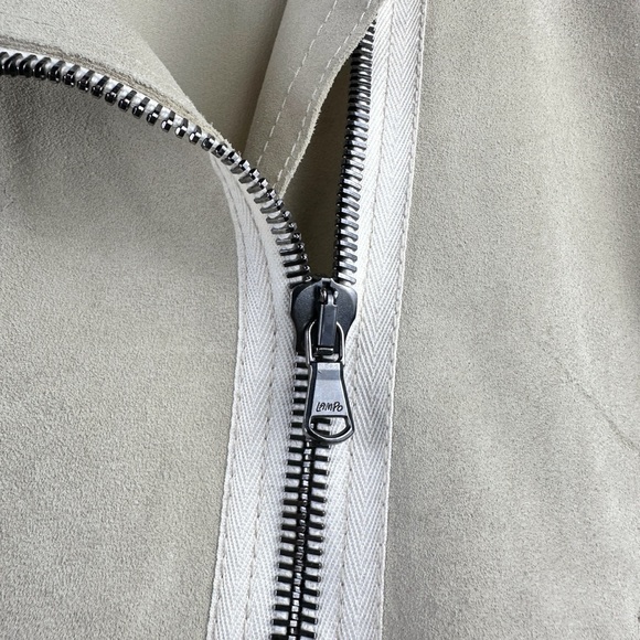 3.1 Phillip Lim Ecru Suede Moto Jacket - Picture 15 of 16